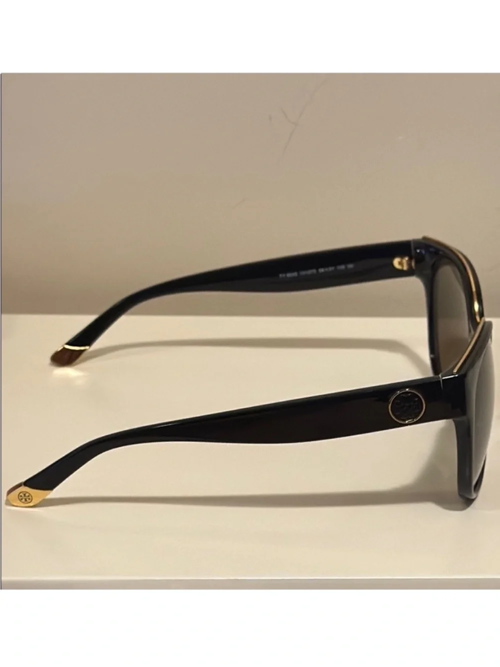 Tory Burch✨TY9042 Sunglasses 131273-56 - Black Frame with gold tone boards